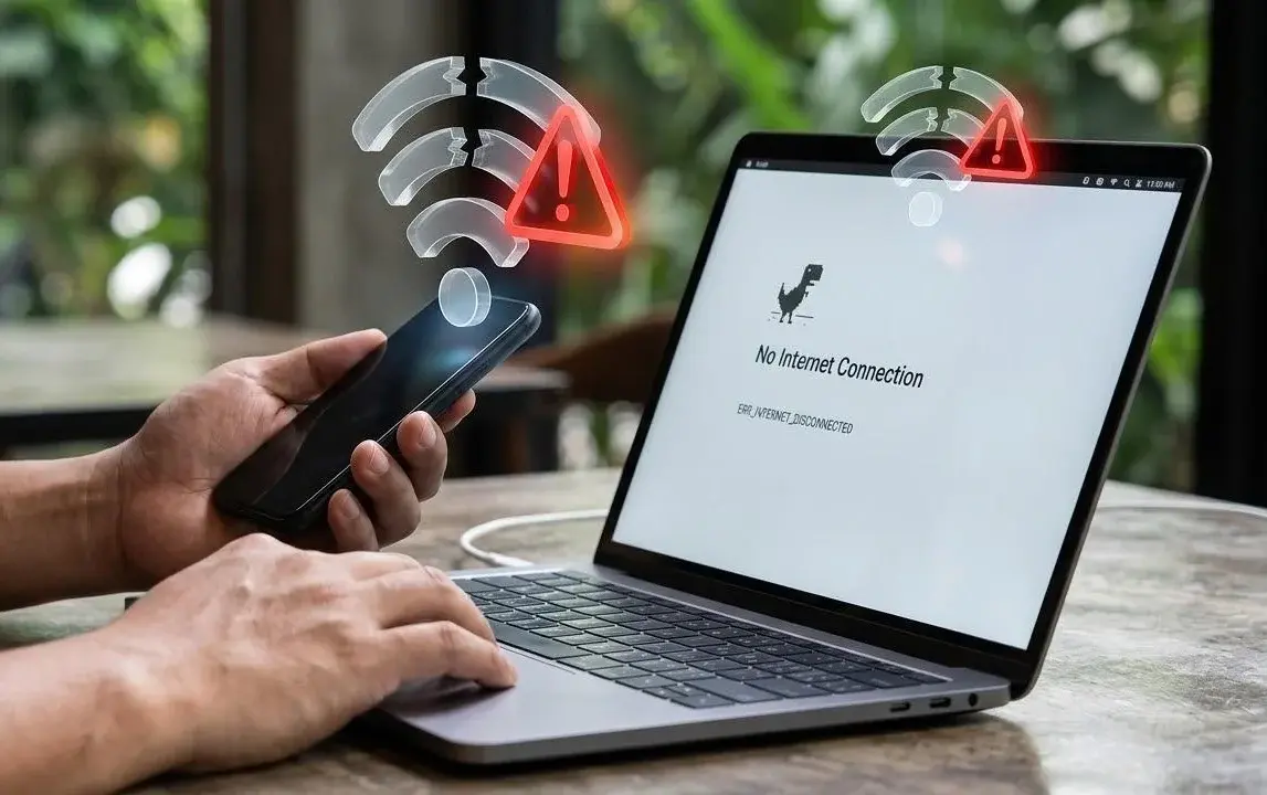 Falha de conectividade
